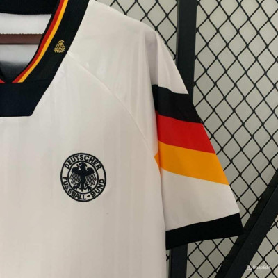 Áo Bóng Đá Retro Tuyển Đức 1992 - Sân Nhà bản cao cấp vải Cotton Polyester