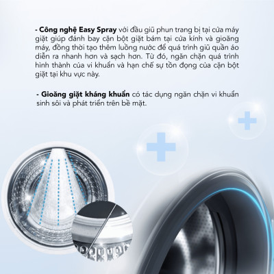 HWM F8105ADG - Máy Giặt Cửa Trước Funiki HWM F8105ADG - Hàng Chính Hãng - Chỉ Giao Hồ Chí Minh