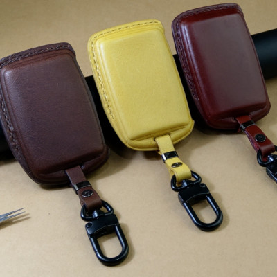 Bao da ép phom Handmade chìa khóa xe ô tô Mazda 3 2021, CX3, CX5 loại 2,3,4 nút bấm da bò thât giá tận xưởng (có bán sỉ) - hàng chính hãng