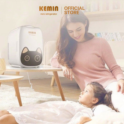 Tủ lạnh mini KEMIN 6L CAT HEAD Chính hãng