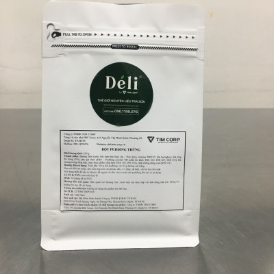 Pudding dưa lưới Déli - Tách lẻ 250gr- chuyên dùng làm topping trà sữa - thơm béo, mềm mại