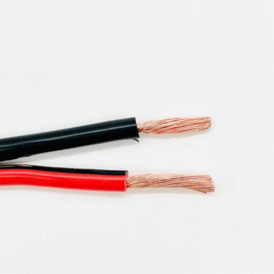 Dây Điện Đôi Lõi Đồng Nguyên Chất Vỏ Đỏ Đen Dùng Cho Loa, Đèn Led, Điện Độ Chế 26AWG/24AWG/22AWG