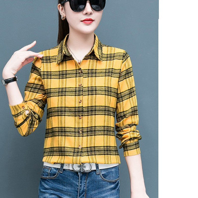 Áo sơ mi nữ kẻ sọc phối màu, bảng màu đa dạng lưa chọn, phong cách trẻ trung NH22