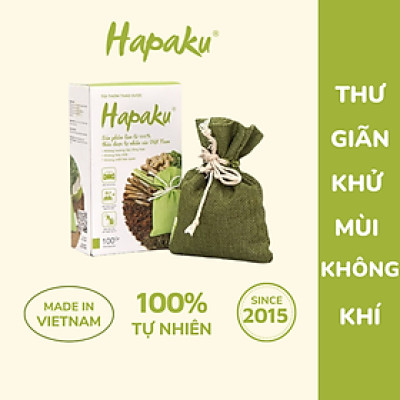 Túi Thơm Thảo Dược Treo Xe Hơi, Khử Mùi Xe, Hương Thơm Thư Giãn Hapaku