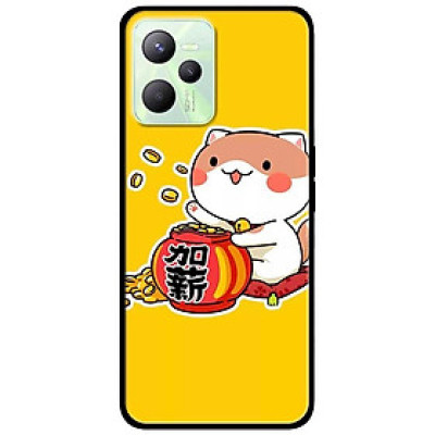 Ốp lưng dành cho Realme C35 mẫu Mèo vung Tiền