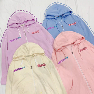   ÁO SALE RẺ VÔ ĐỊCH Áo Khoác Hoodie Nỉ Form Rộng BANAWA Ulzzang(ẢNH/VIDEO THẬT)