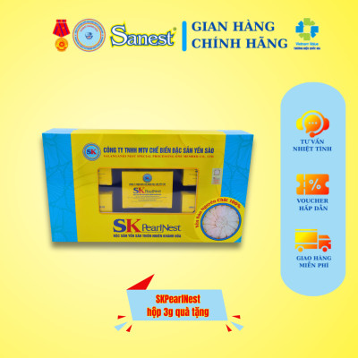 SKHPearlNest Khánh Hòa Đặc sản yến sào tinh chế hộp quà tặng (5 hộp 3g)