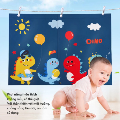 Rèm Che Nắng NAM CHÂM 2 Lớp Hoạt Hình Dễ Thương Xe Ô Tô | Màn Dày Dặn, Có Lưới Bảo Vệ Chống Muỗi, Hít Nam Châm