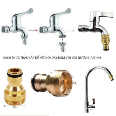  Bộ dây vòi xịt nước rửa xe, tưới cây . tăng áp 3 lần, loại 7m, 10m 206587 cút sập, nối PE