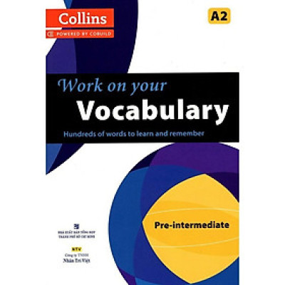 Sách - Collins Work On Your Vocabulary - Pre - intermediate A2 - Nhân Trí Việt