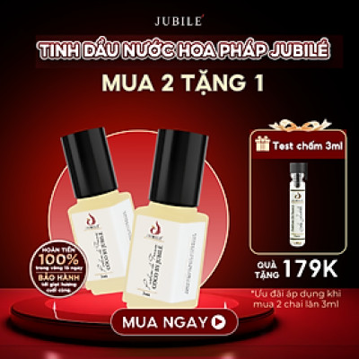 GOOD GIRL BY JUBILÉ - Tinh dầu nước hoa Pháp Nữ Minisize Dạng lăn 3ml Thơm Lâu, Sang Trọng, Quyến Rũ