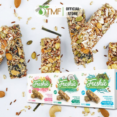 3 hộp 3 vị thanh hạt dinh dưỡng Freshie thuần thực vật không chiên dầuTÂM MINH FOODS