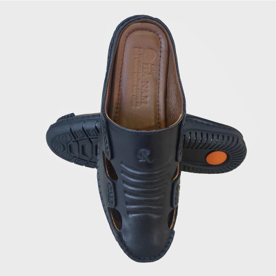 Dép Bít Mũi Nam HÀ NAM Da Bò Thật Cao Cấp GSB20111