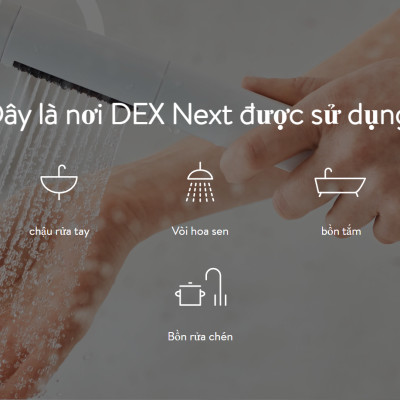 Máy nước nóng tức thì E-Comfort DEX Next - Hàng chính hãng