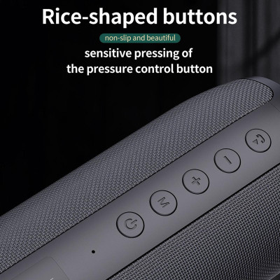 Loa di động BT không dây Âm thanh trầm chống nước Hỗ trợ TF TWS USB ZEALOT-S51