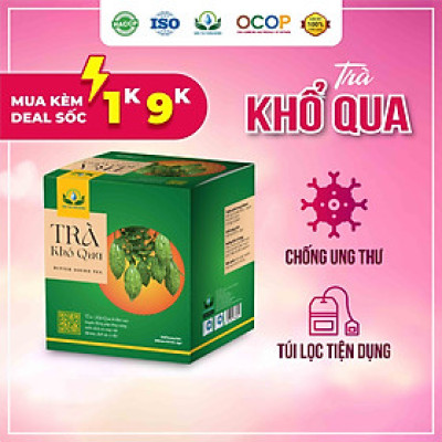 Trà Khổ Qua ( Mướp Đắng ) hộp 30 Túi Lọc Siêu Thị Thiên Nhiên