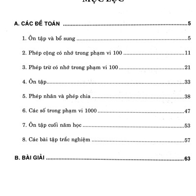500 Bài Toán Chọn Lọc Lớp 2 (Theo Chương Trình Giáo Dục Phổ Thông Mới)