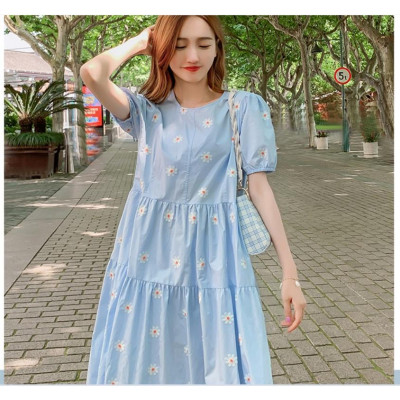 ĐẦM BẦU VÁY BẦU HOA CÚC DỄ THƯƠNG