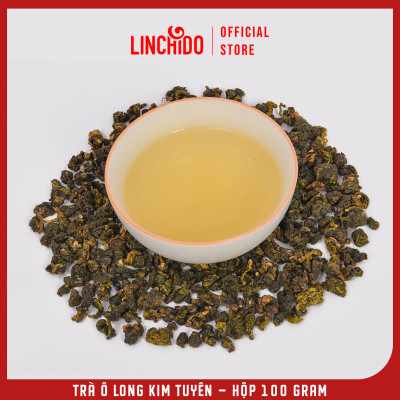 Trà Oolong (Ô long) Kim Tuyên Hộp Giấy 100g - Trà Ô long Trí Việt