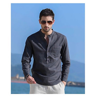 Áo sơ mi hàn quốc cổ tàu, sơ mi mới về 2024, đơn giản, thanh lịch