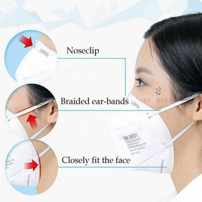 Khẩu Trang 3M 9001 Lọc 90% Bụi Mịn PM2.5 & Khí Thải Chuẩn N90