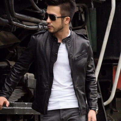 Áo Khoác Da Nam Hai Lớp Lót Lông Phối Ngực Cao Cấp ShopN6 - AKD14 (Nhiều Màu)