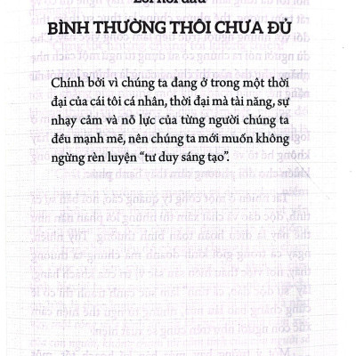 Sáng Tạo Sâu Thâu Ý Tưởng