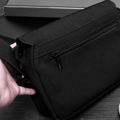 Túi Đeo Chéo Vải Canvas Bền Bỉ Phong Cách Thời Trang Unisex Nam Nữ Hàn-Hàng Chính Hãng DRU