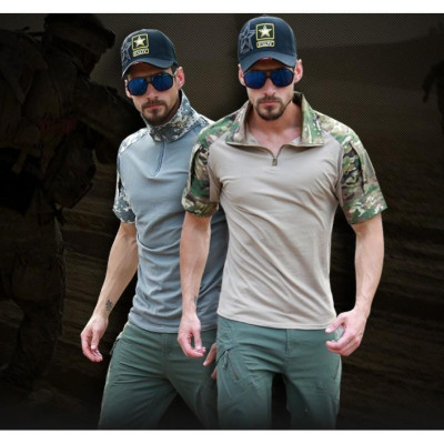 Áo thun combat ngắn tay_dã ngoại_leo núi_thám hiểm