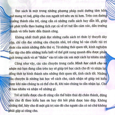 Thói Quen Tốt Của Những Đứa Trẻ Chăm Ngoan - Mình Học Cách Cho Và Nhận