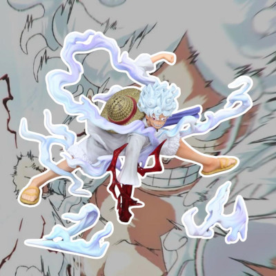 Mô Hình Luffy Gear 5 Dáng Ngầu 16Cm Mô hình One Piece Cao Cấp, Figure Mô Hình Anmie One Piece Luffy Vua Hải Tặc