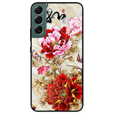 Ốp lưng dành cho Samsung S22 - S22 Plus - S22 Ultra - Mẫu Đơn Đỏ Hồng