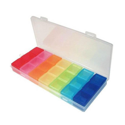 Hộp Nhựa Chia Thuốc 7 Ngày KOMONOYA -  Hàng Nội Địa Nhật Bản 