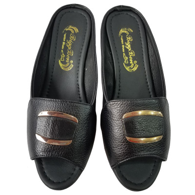 Dép Sục Nữ Da Bò Thật BIGGBEN Cao 5 phân SBN46