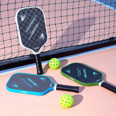Vợt Tập Pickleball VENDY Signature 18K Carbon Fiber 16mm - Hàng Chính Hãng (1 Cái)