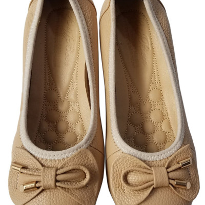 Giày Búp Bê Nữ Da Bò BIGGBEN Cao Cấp BB74