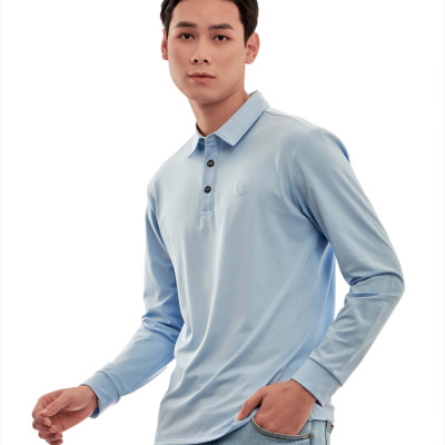 Áo Thun Nam Dài Tay Aligro Chất Liệu Cotton Cao Cấp, Siêu Mềm Mại, Dày Dặn, Cực Dễ Chịu, Thấm Hút Tốt ALGAPD054