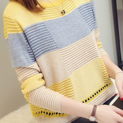 Áo len nữ phối màu trẻ trung Haint Boutique 07