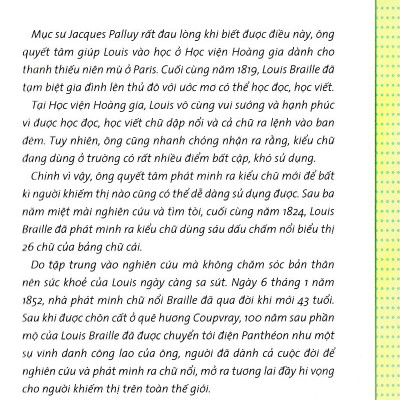 Who? Chuyện Kể Về Danh Nhân Thế Giới - Louis Braille (Tái Bản 2023)