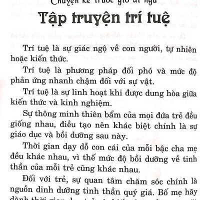Sách: 365 Chuyện Kể Trước Giờ Đi Ngủ - Những Câu Chuyện Phát Triển Chỉ Số IQ Tập 1