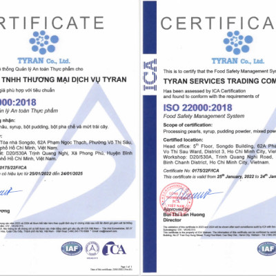 Bột trà sữa Khoai môn 3in1 Déli - Hộp 320gr (8 gói), pha chế trà sữa tiện lợi, nhanh chóng