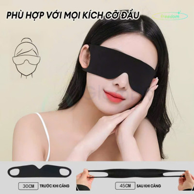 Che Mắt Ngủ, Mặt Nạ Ngủ Nam Nữ - Nhỏ Gọn, Thoáng Khí và Mềm Mại, Tiện Dụng Ngủ Trưa Văn Phòng, Trên Xe Ôtô - TakyHome 5140 