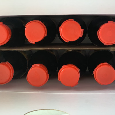 Xách nước mắm lú Bà Hai MS40A (8chai thuỷ tinh  x 60ml)