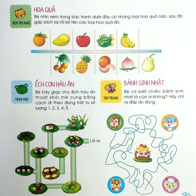 Tủ Sách Giáo Dục Sớm - 600 Đề Tổng Hợp Phát Triển IQ - Tập 2