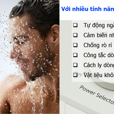 Máy Nước Nóng Trực Tiếp Không Bơm Panasonic DH-4MS1VW (4500W) - Hàng chính hãng