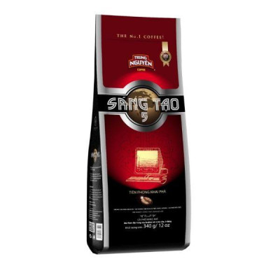 Cà Phê Trung Nguyên Legend Sáng Tạo 5 – Gói 340g – 100% Arabica, Vị Êm Dịu, Hậu Thơm Dài