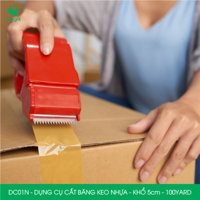 DC01N - Đồ cắt băng keo nhựa khổ 5cm loại 100yard - Dụng cụ cắt băng keo, dao cắt băng dính