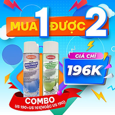 Chai xịt khử mùi hương quế 190 Sprayway