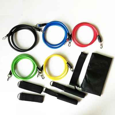 Dây Đàn Hồi Tập Gym - Bộ 11 Dây Kéo Tập Thể Dục, Dây Cao Su Tập Gym, Dây Đàn Hồi Tập Thể Hình, Dây Đàn Hồi Tập Gym, Bộ Dây Tập Thể Lực 11 Món - Hàng chính hãng