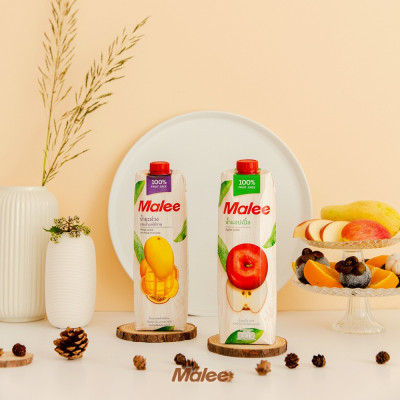 Nước Ép Táo Malee 1L - Nhập Khẩu Thái Lan | Malee 100% Apple Juice 1L